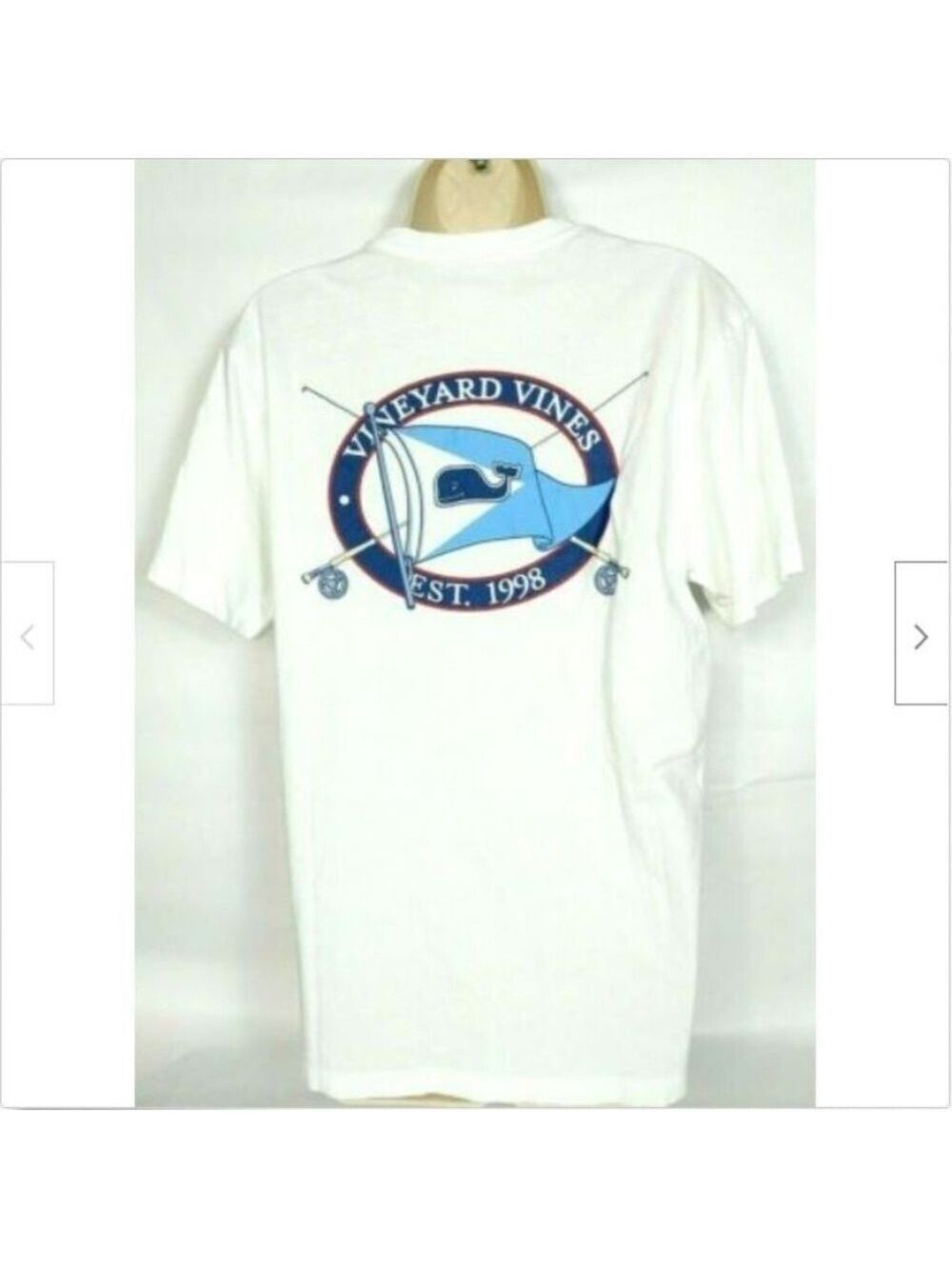 Vineyard Vines Women's Whale Logo Flag T-Shirt XS